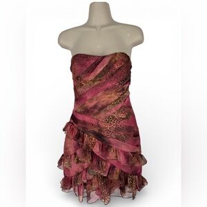 Faviana New York Ruffled Chiffon Dress